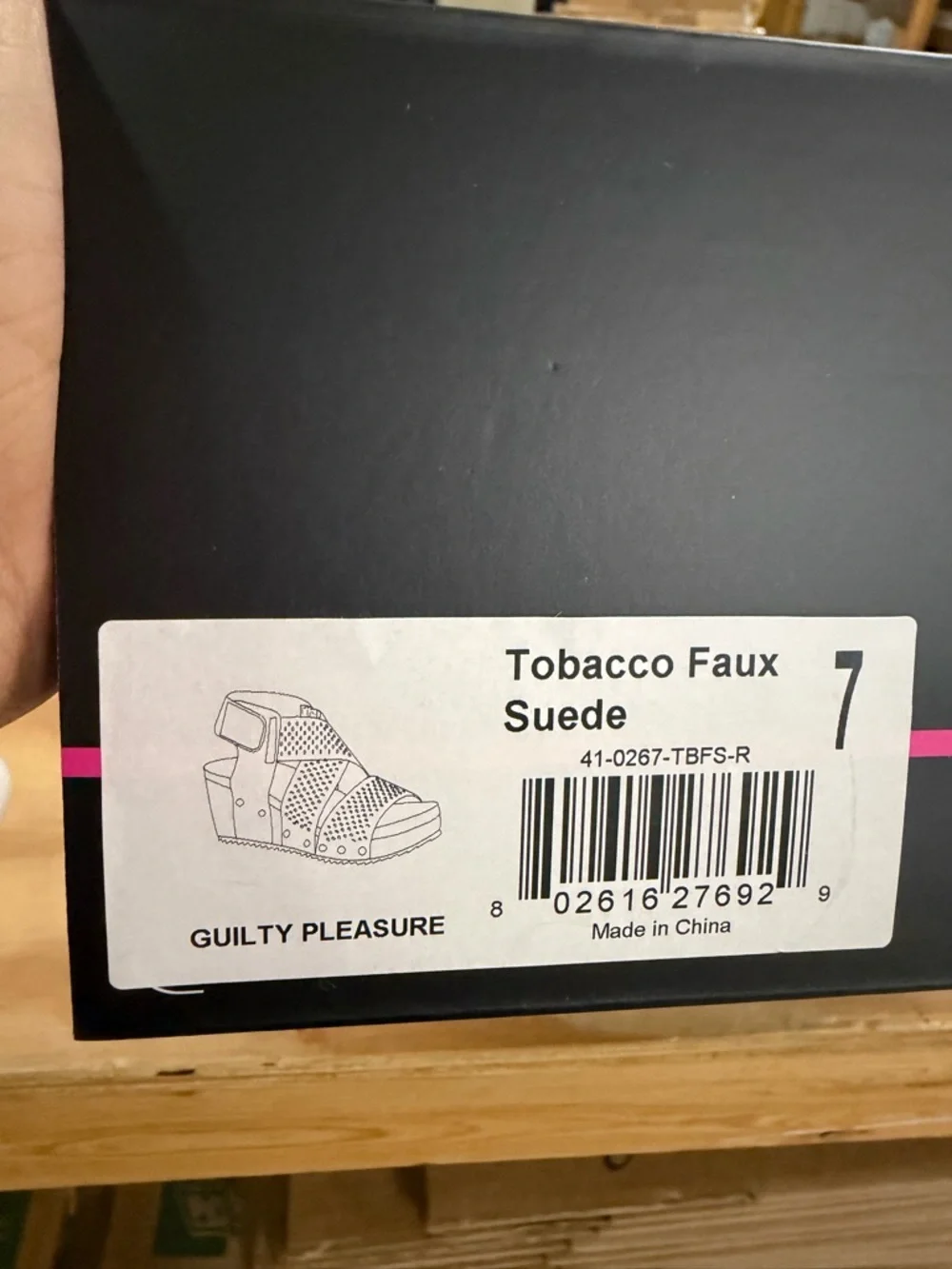 Corkys Perforated Suede Wedge Sandal in Brown - Picture 6 of 8